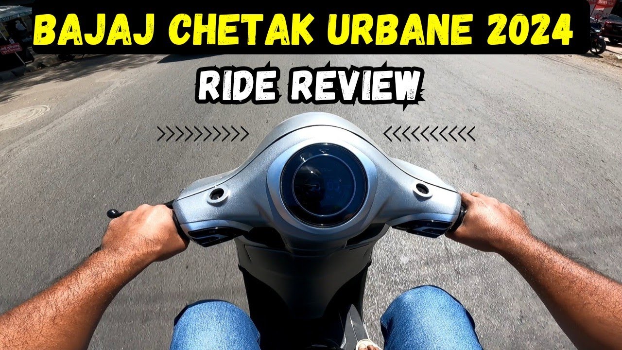 Bajaj Chetak Urbane 2024 Model | Ride Review | Electric Scooter | Price, Range & Top speed