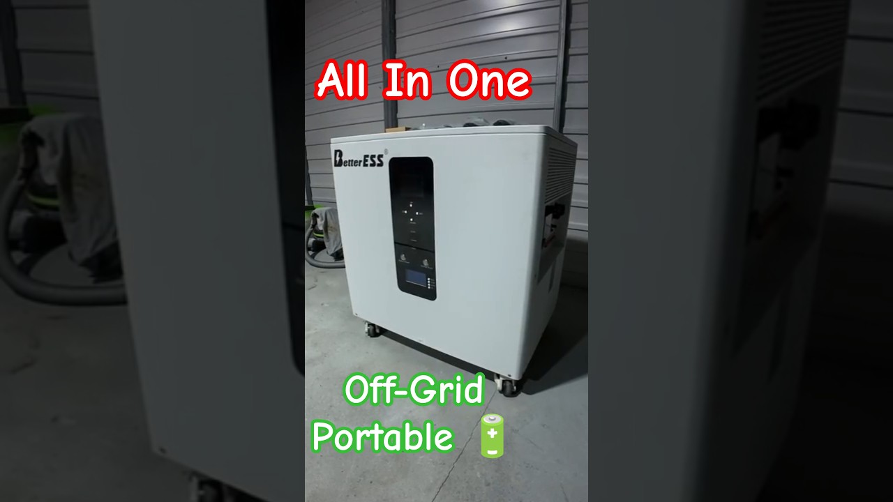 All In One System, Czyli Off Grid W Jednym Urządzeniu #offgrid #allinone #lfp #betteress #shorts