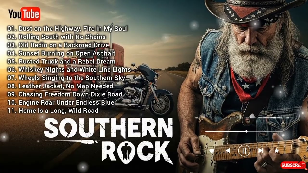 Southern Rock Blues 🔥 Freedom to Ride | Epic Highway Guitar Anthems 2026