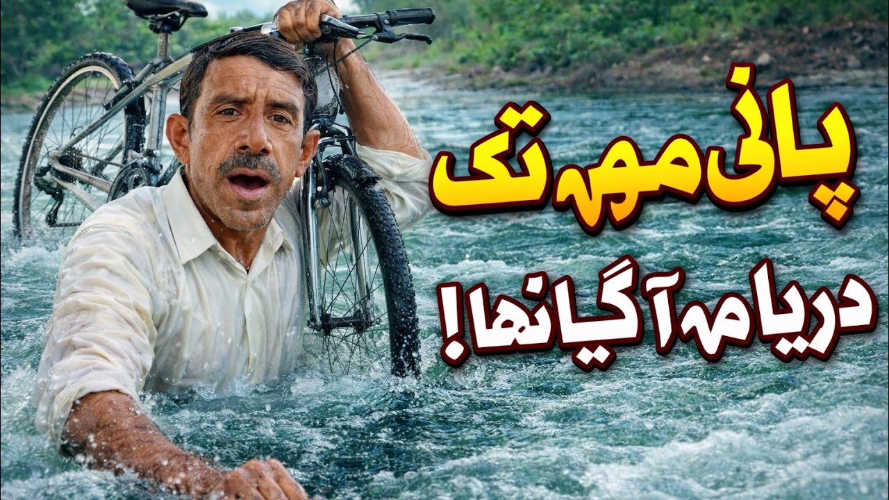 دریا میں سائیکل سمیت پھنس گیا | پانی منہ تک آ گیا تھا | سچی کہانی