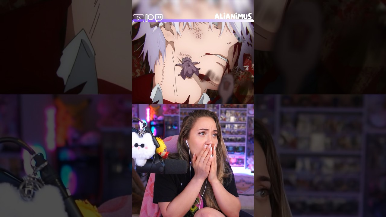 ГОДЖО УМЕР!? 😭 #аниме #реакция #jjk #gojo #tojifushiguro #jjkreaction #toji #gojo