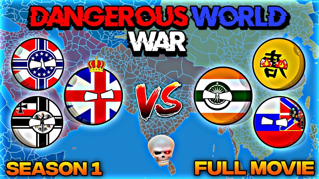 Dangerous World War FULL MOVIE | Season 1 |😨🔥Country Balls Compilation #countryballs #geography 