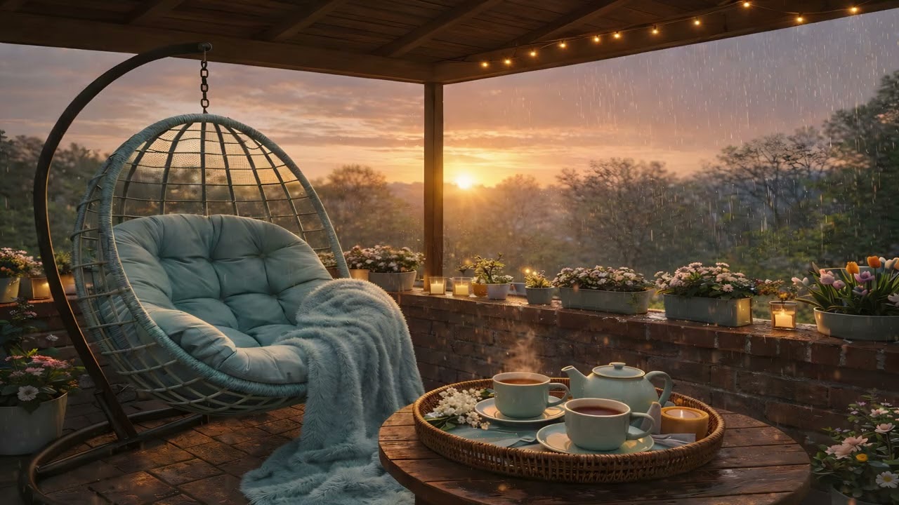 March Melodies by the Terrace 🔅Lo-fi jazz for Morning Reverie on the Terrace 🔅