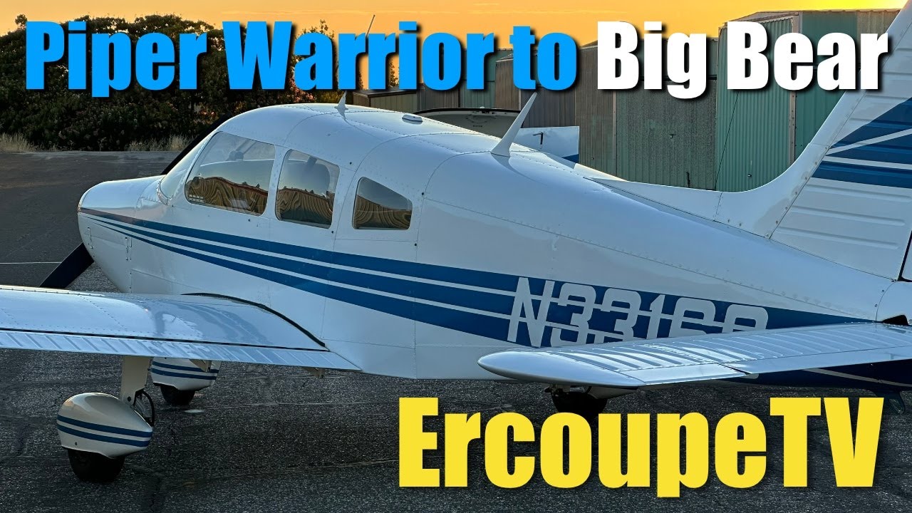 Piper Warrior to Big Bear Airport