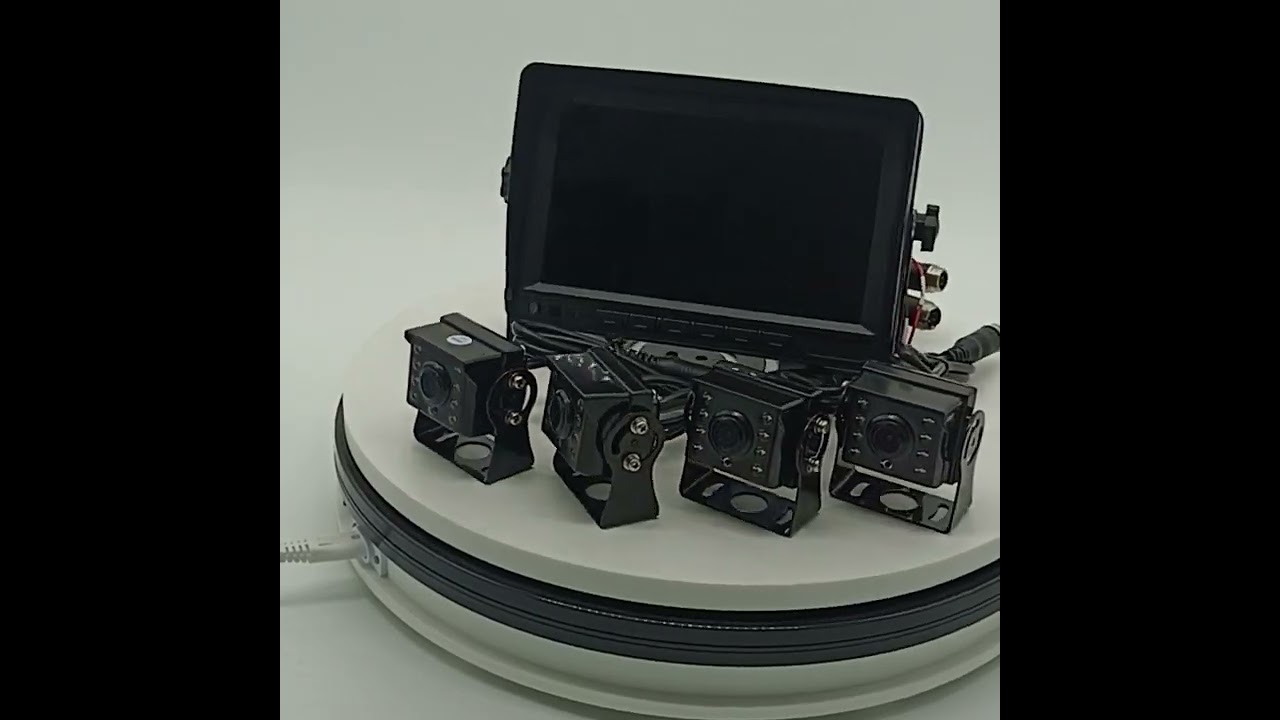 4 Channels Camera Monitoring  System for Truck/Bus