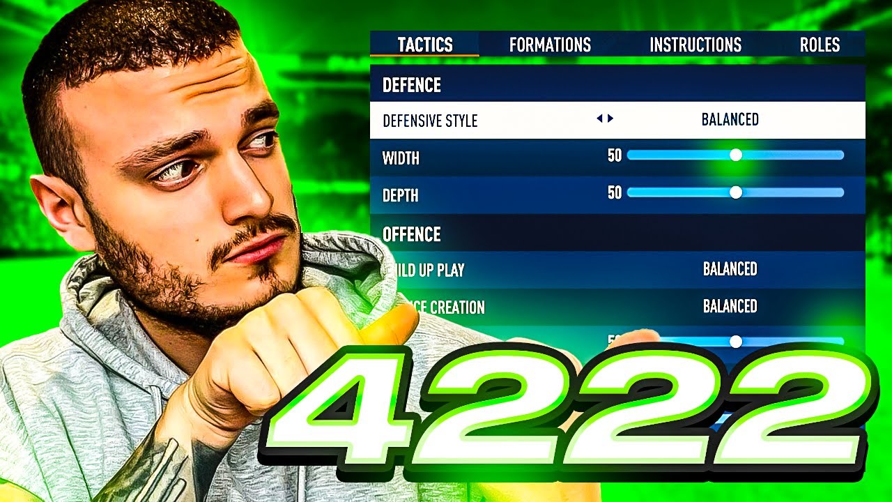 The Best 4222 Fifa 23 Custom Tactics 🔥💯