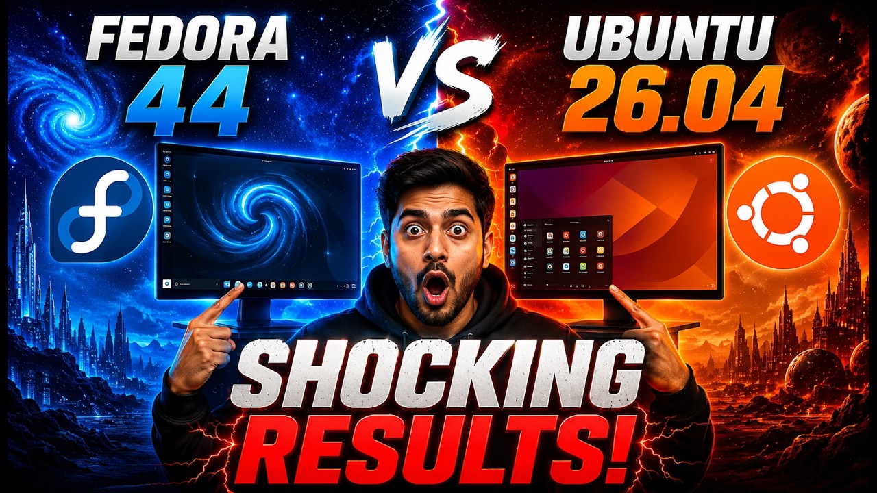 Fedora 44 vs Ubuntu 26.04: These Results SHOCKED me! 🔥