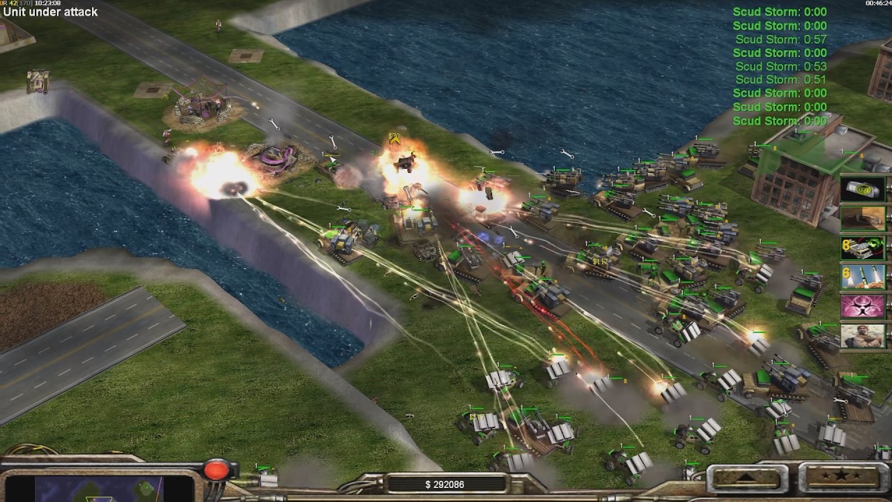 GLA Stealth - Command & Conquer Generals Zero Hour - 1 vs 5 HARD Gameplay