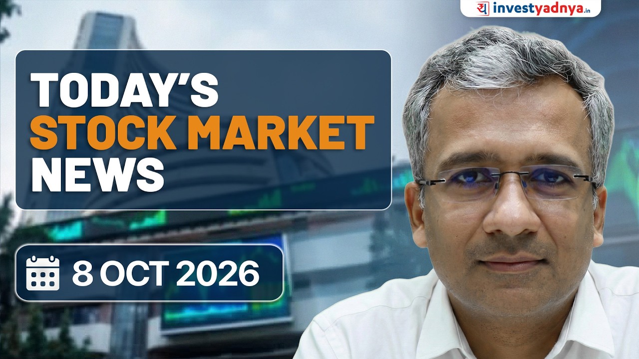 Daily Stock Market News(8 October 2026): US Yields, RBI, Kalyan, Senco & Reliance