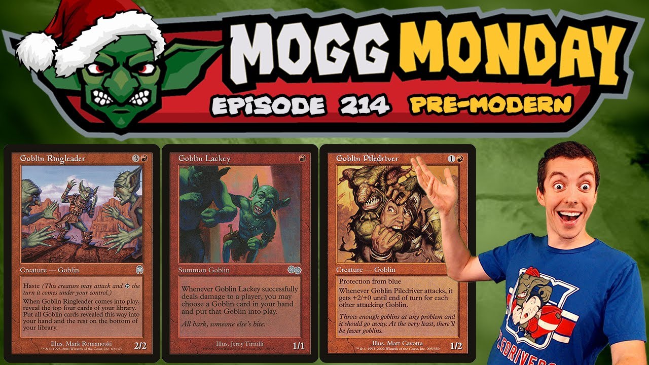 👺 Mogg Monday: Episode 214 - 🎄 Goblins For Christmas! 🎄 - 🔴🔴🔴 - Mono-Red Goblins - Pre-Modern
