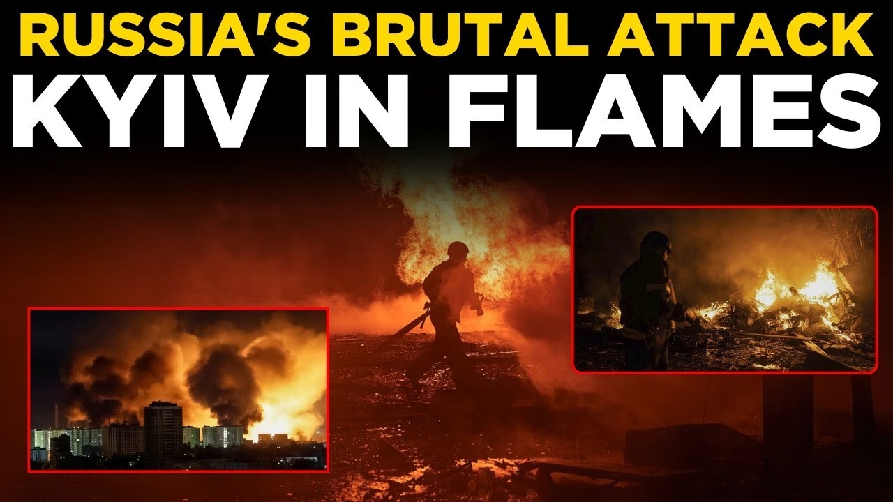Kyiv Under Attack LIVE: Russia Unleashes Massive Missile & Drone Barrage on Ukraine's Capital