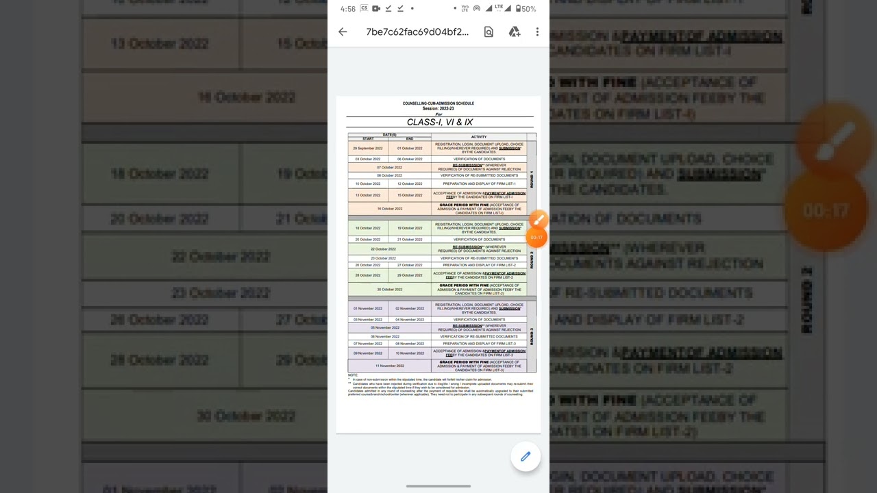 AMU class 1st 6th 9th online counseling date 2022