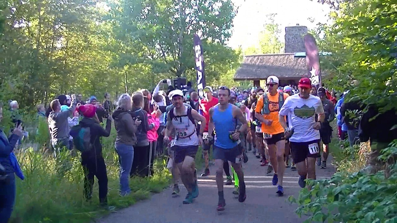 Superior 100 Trail Race Start - 2017