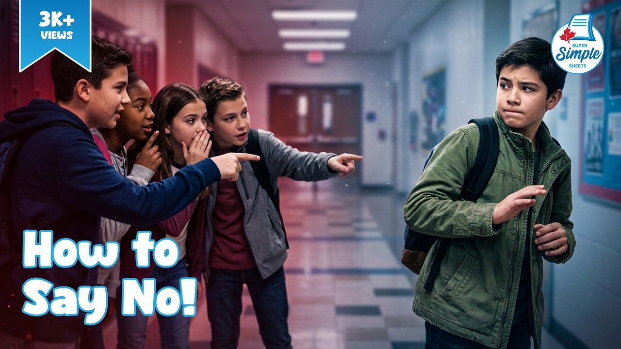 Peer Pressure For Kids | How to Say No | Health Lessons for Students