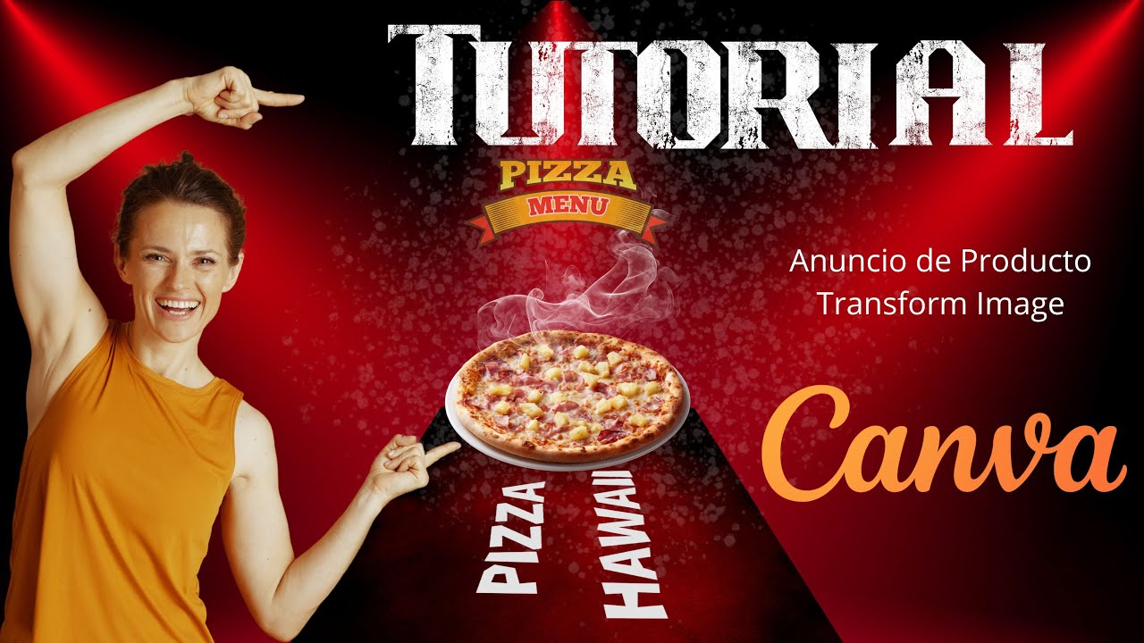Anuncio de Comida PRO en Canva 🍕🔥 | Transform Image Paso a Paso