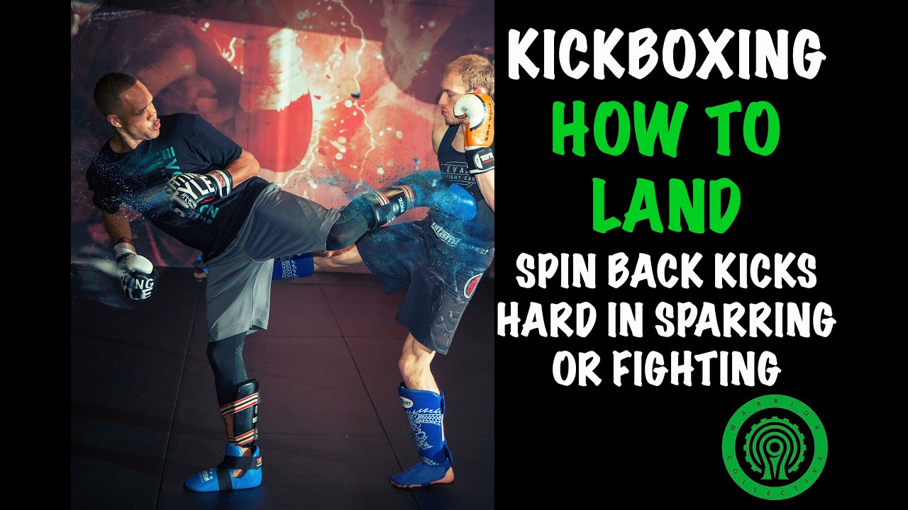 Kickboxing Sparring - How to Land Spinning Back Kicks in Fights with Raymond Daniels