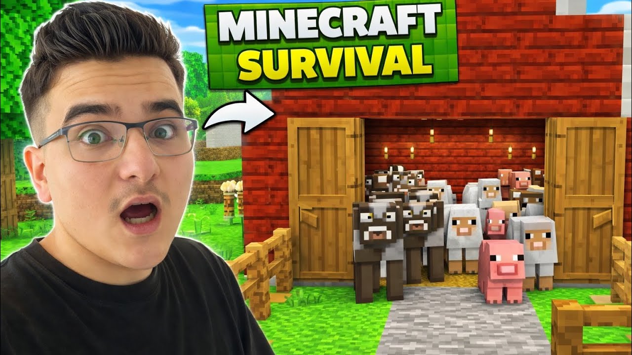 Mutam ANIMALELE în  HAMBAR! - Minecraft Survival