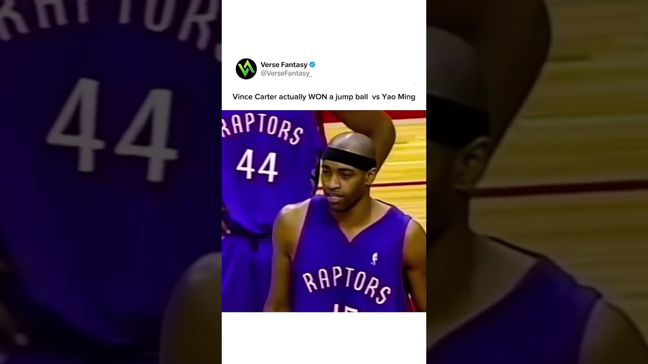 Vince Carter DEFEATED Yao Ming in a Jump Ball