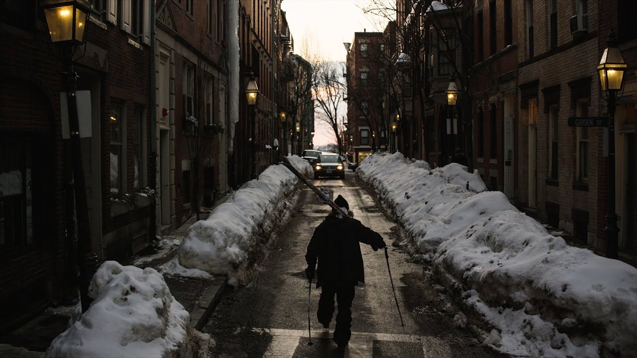 Skiers Turn Boston Streets Into Playground During Record Breaking Winter