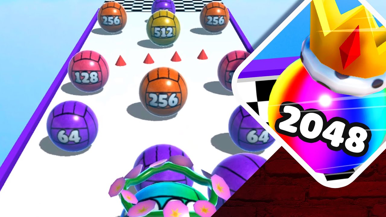 Satisfying Mobile Games - ball merge 2048