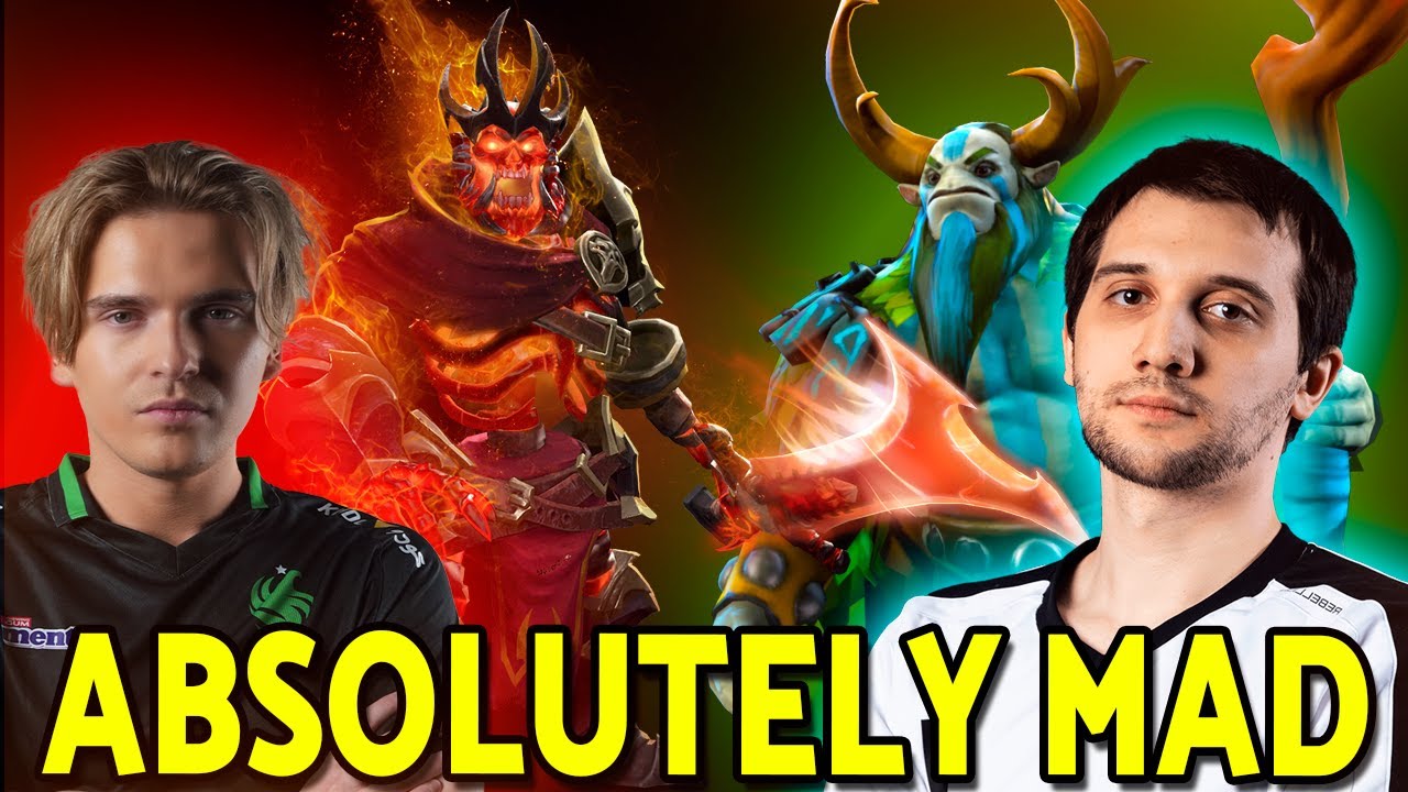 Arteezy Goes Absolutely Mad with Skiter's Wraith King! Animals Supports!