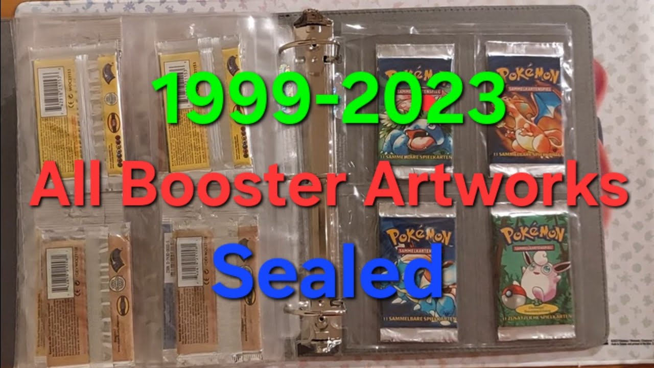 1999 - 2023: Alle Pokemon Booster sealed (Alle Artworks)