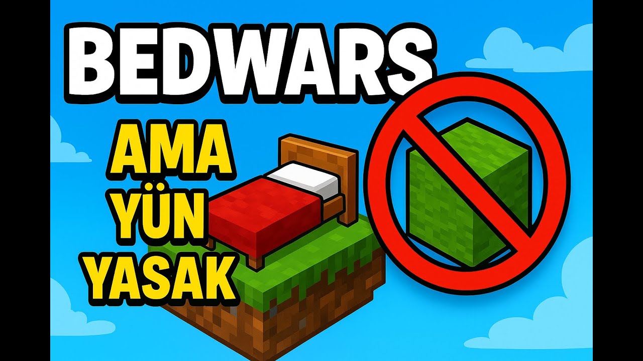 BEDWARS AMA YÜN KULLANMAK YASAK.  |  CRAFTRİSE BEDWARS