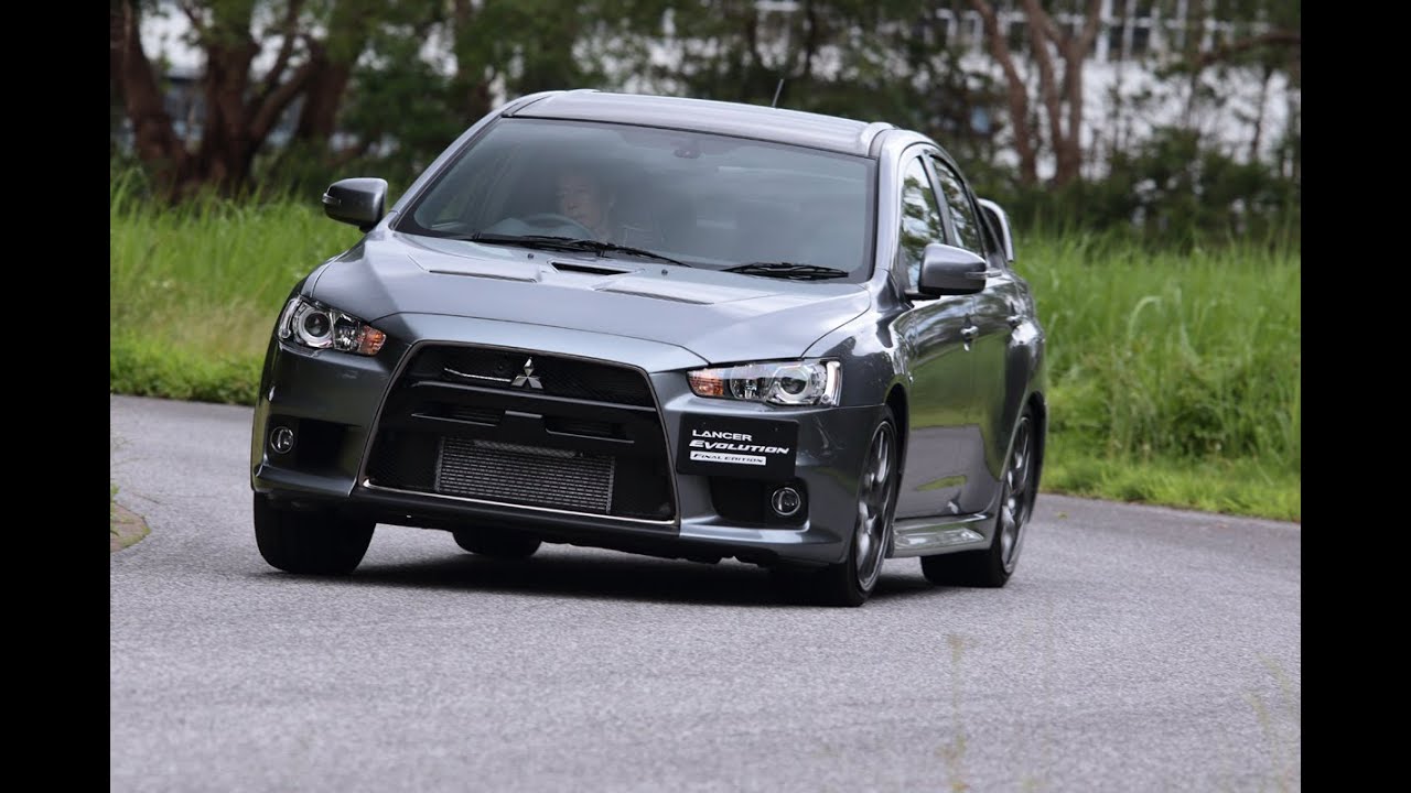 中谷明彦がランエボ・ファイナルを試乗