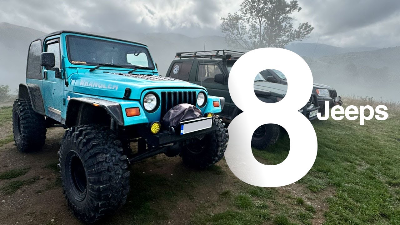 9 Masini de Offroad, un traseu fain si o urcare groaznică