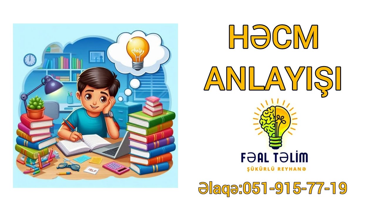 ⭕ Mütləq izlə ❗Həcm anlayışı📒🪴