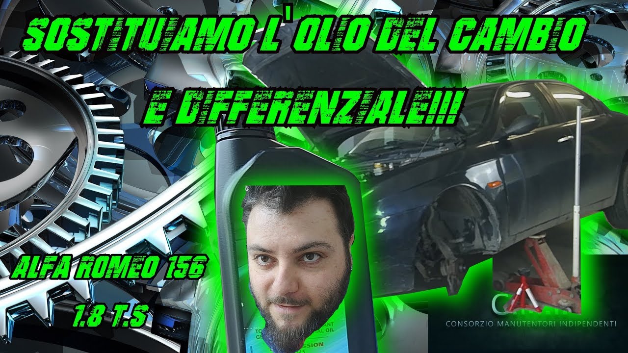 Sostituzione olio del cambio e differenziale Alfa Romeo 156 1.8 T.S