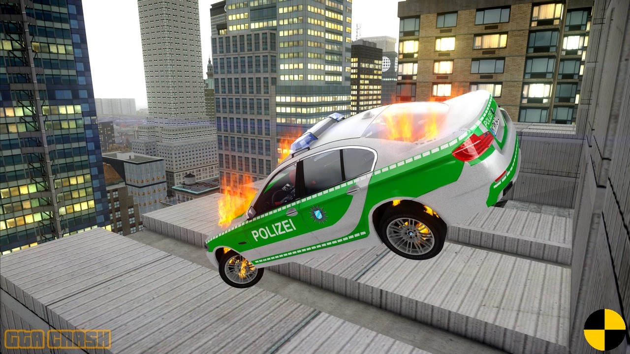 GTA 4 CRASH TESTING REAL CAR 736