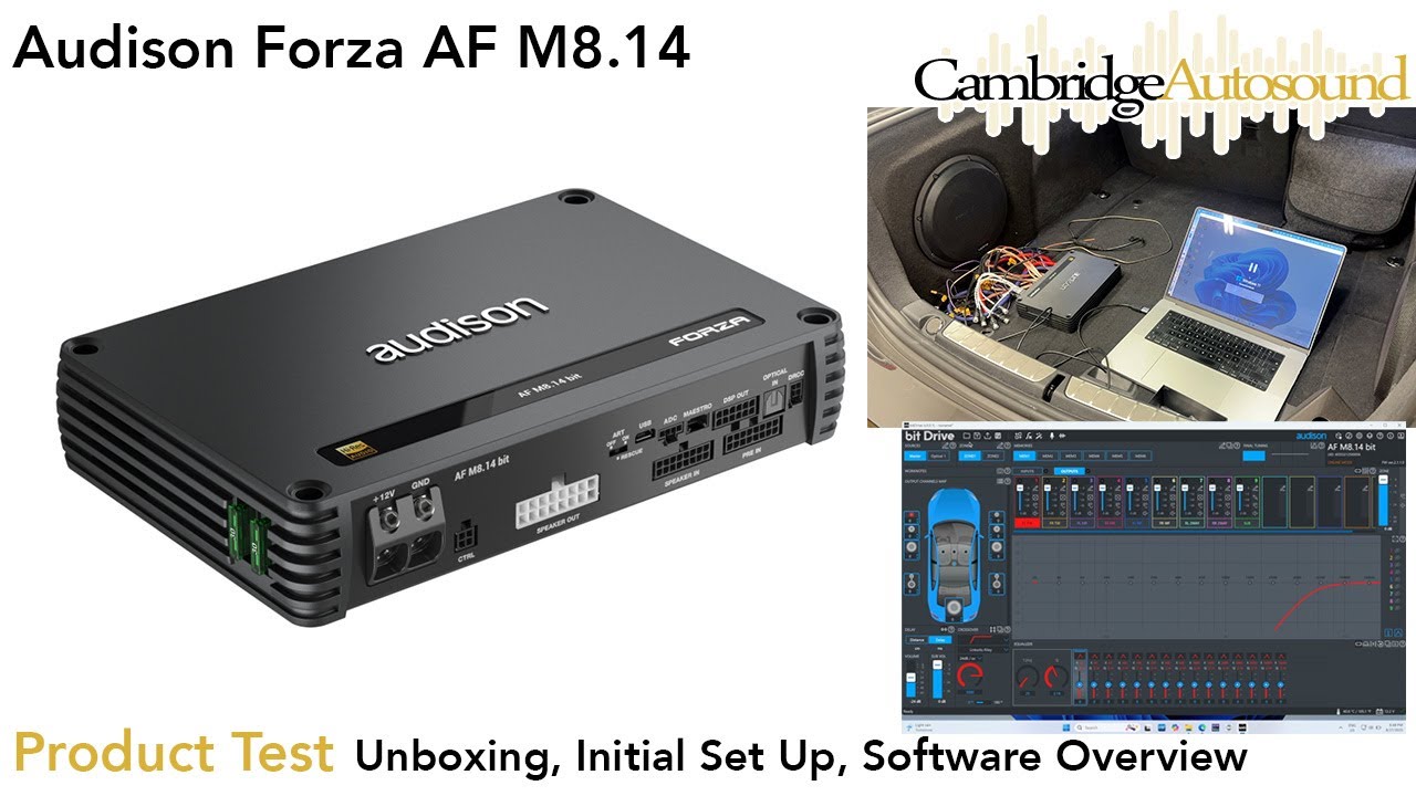 Audison Forza AF M8.14 - SQ 8 Channel DSP amp. Arc Audio and Helix rival