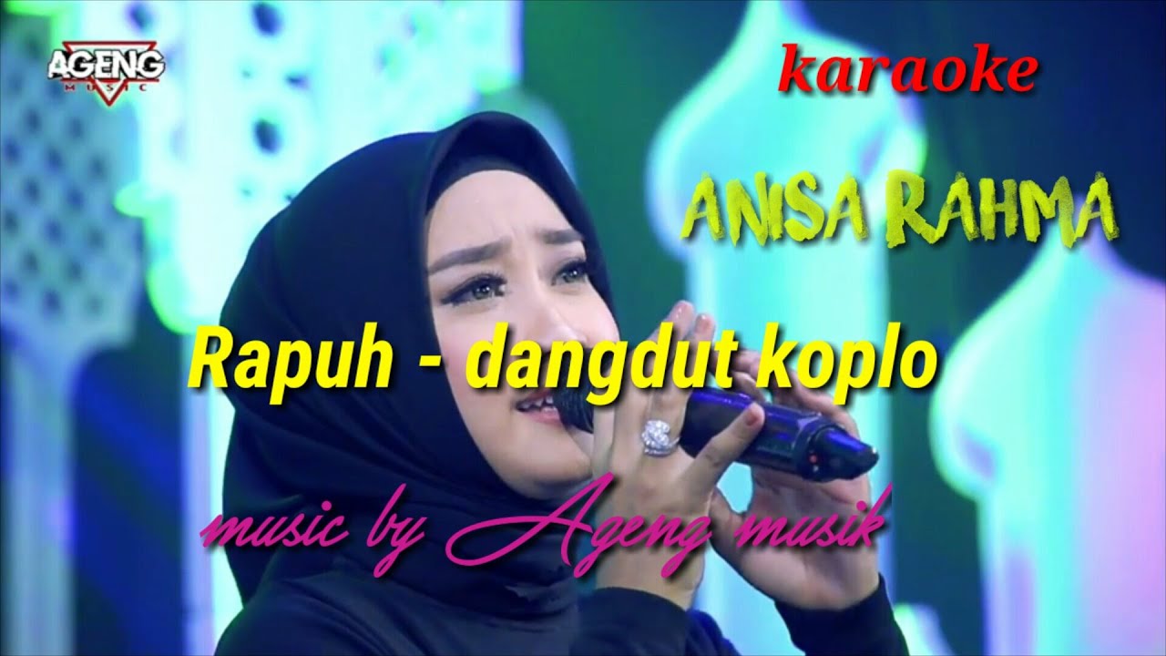 Rapuh  karaoke - dangdut koplo