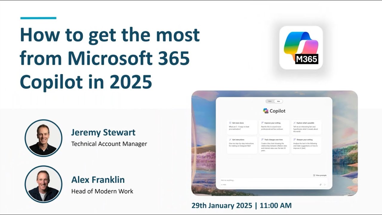 How to get the most from Microsoft 365 Copilot in 2025 | Webinar