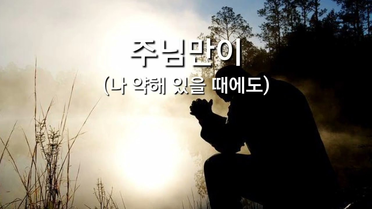주님만이 (나 약해 있을 때에도) #live #1시간연속듣기 #by ZINO PARK