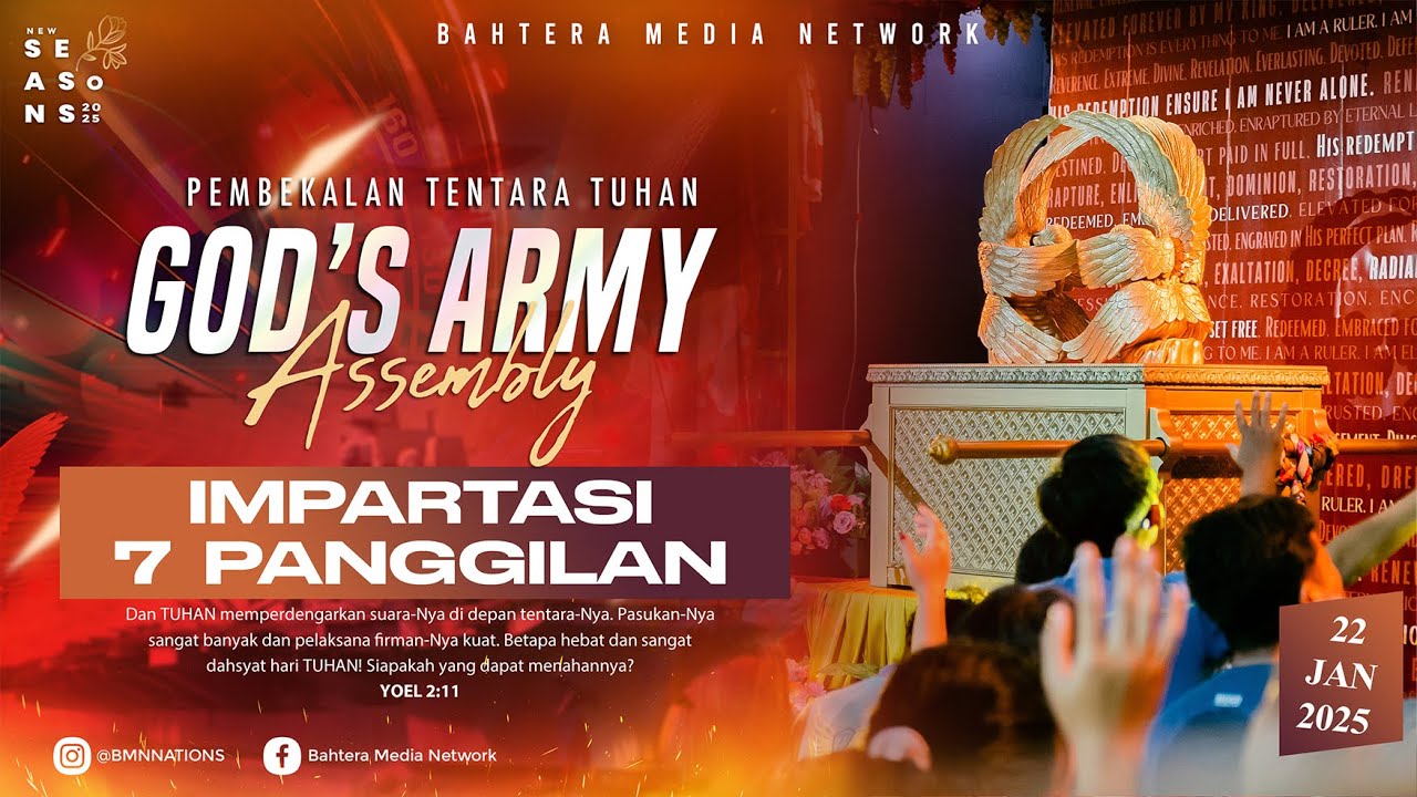 IMPARTASI 7 PANGGILAN - GOD'S ARMY ASSEMBLY | 22 JAN 2025