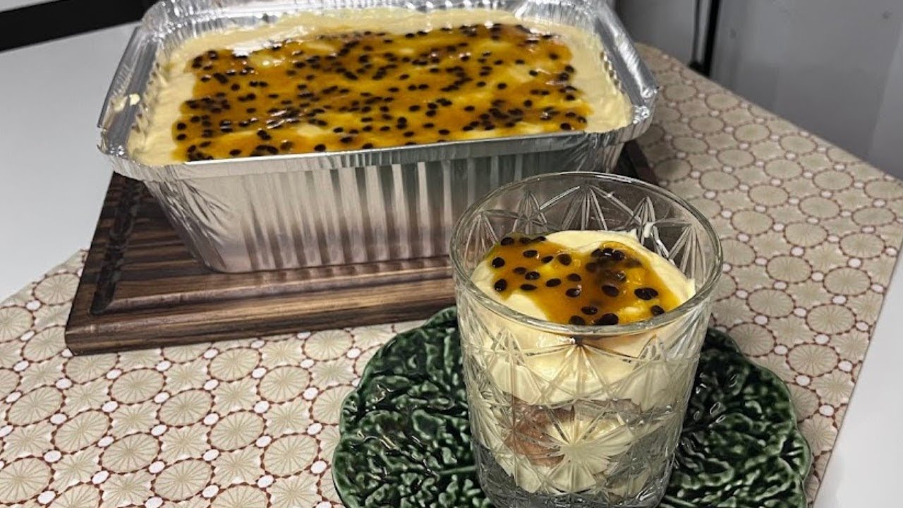 PAVÊ  OU PACUMÊ | PAVÊ MOUSSE DE MARACUJÁ | O MELHOR PAVÊ DA VIDA | Tia Bizi Por Aí