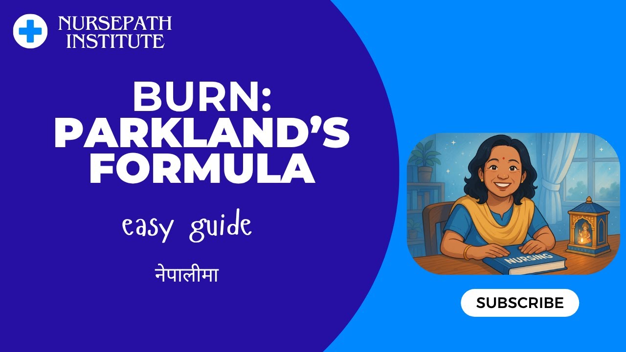 Parkland's formula for Burn | Adult Fluid Resuscitation | नेपालीमा | EASY CALCULATION |