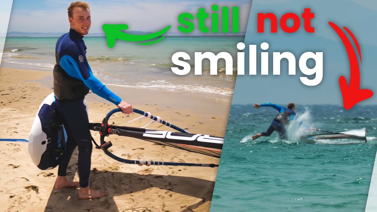 My videographer OLE LEARNING to WINDSURF (& catapult) | vlog¹⁴₂₀₂₁