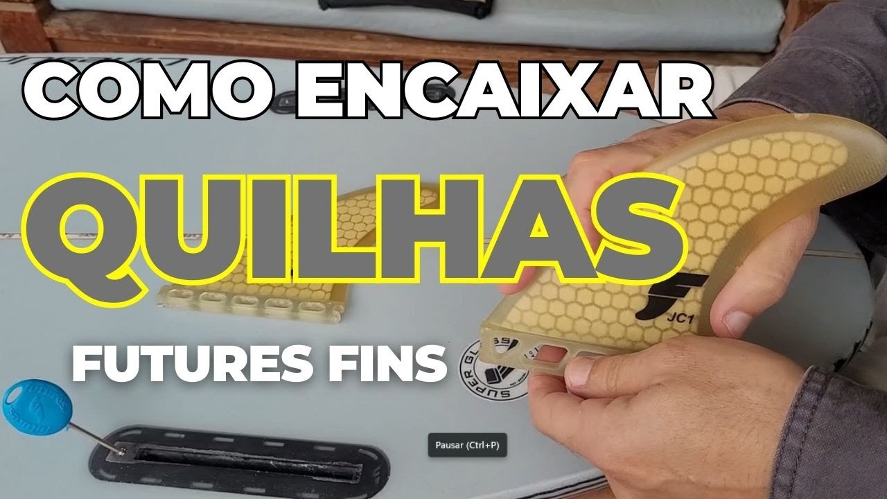 Passo a passo para encaixar as quilhas Futures na sua prancha de surf sem danificar sua prancha.