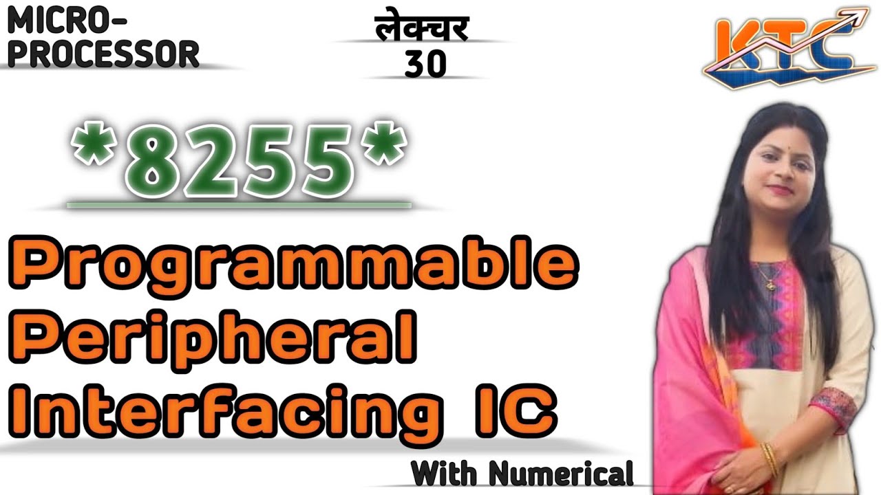 8055 Programmable Peripheral Interface || With Numerical Example || Microprocessor In Hindi.
