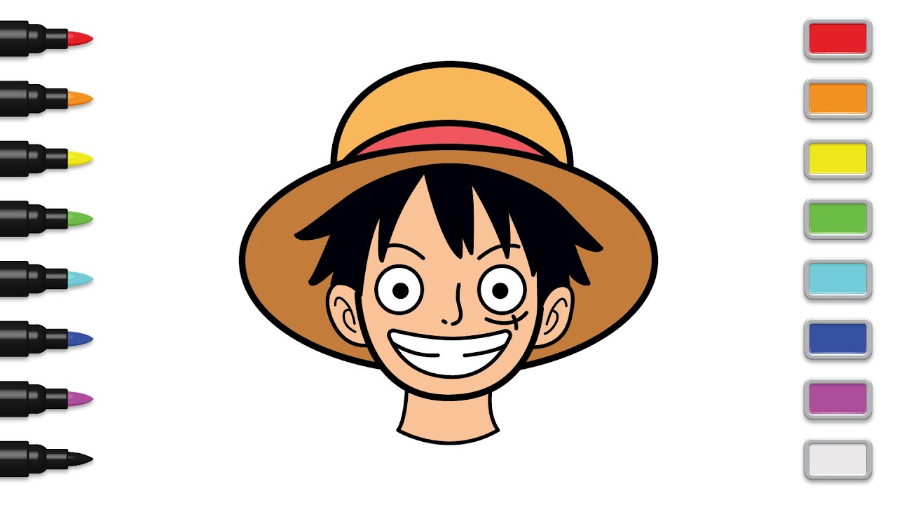 How to draw luffy easy step by step