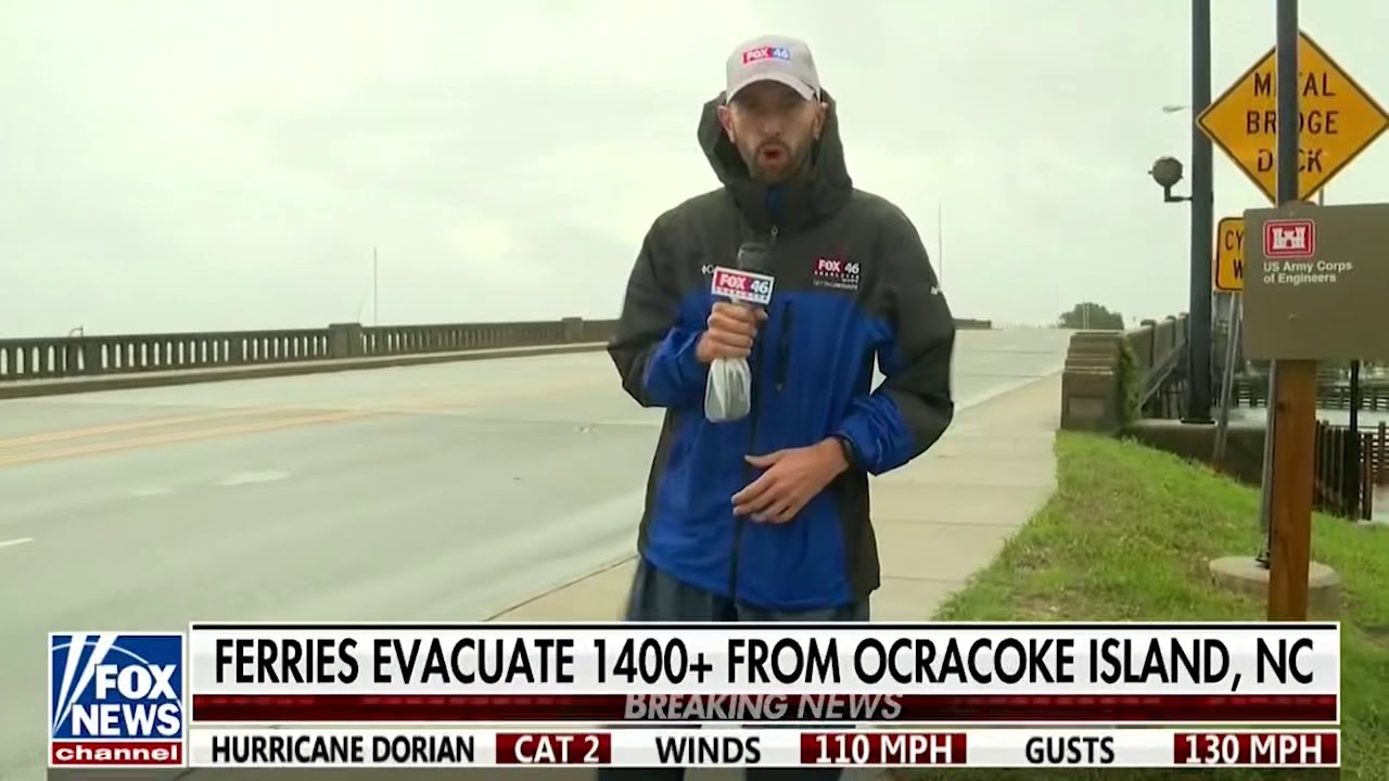 David Sentendrey: Hurricane Dorian Live Shot &mdash; FOX News, Shepard Smith