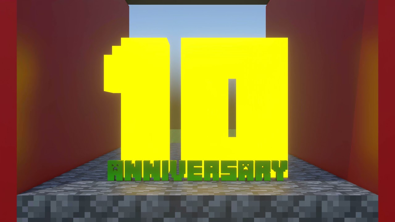 Minecraft 10 Years Anniversary