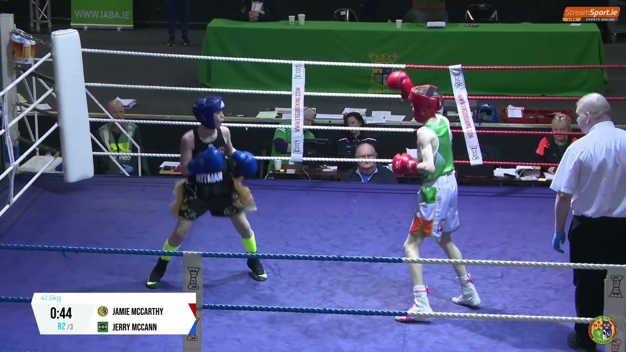 2024 National B2 Championship: 41.5kg Jamie McCarthy (Mayfield) V Jerry McCann (St John Bosco A)