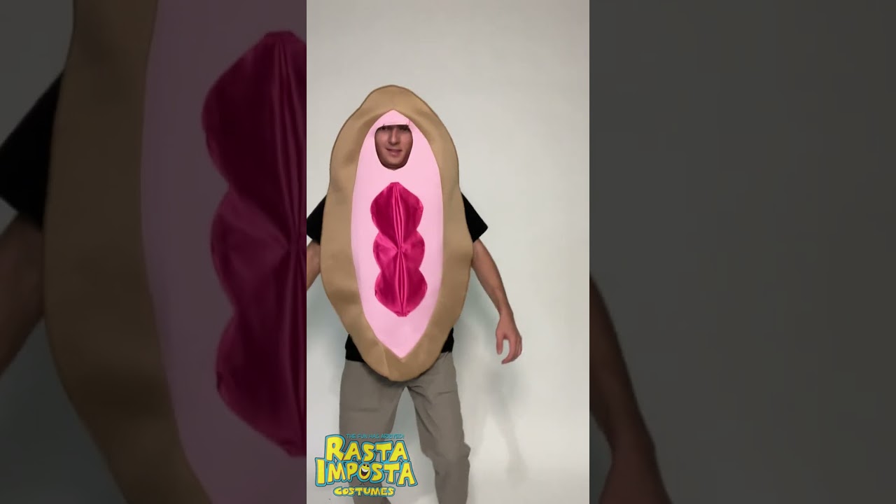 Rasta Imposta Beige Vagina Costume