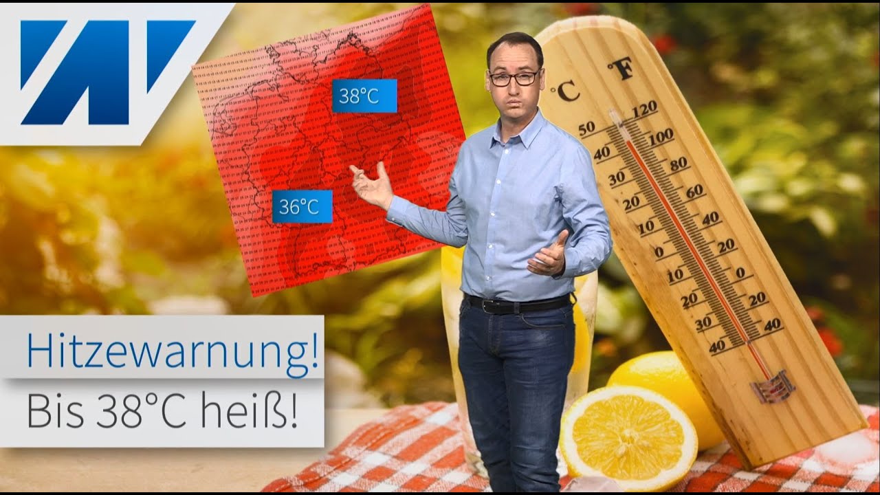 Hitzekollaps: Deutschland schwitzt Richtung 40-Grad-Marke! Tropenn&auml;chte, extreme Schw&uuml;le, Unwetter.