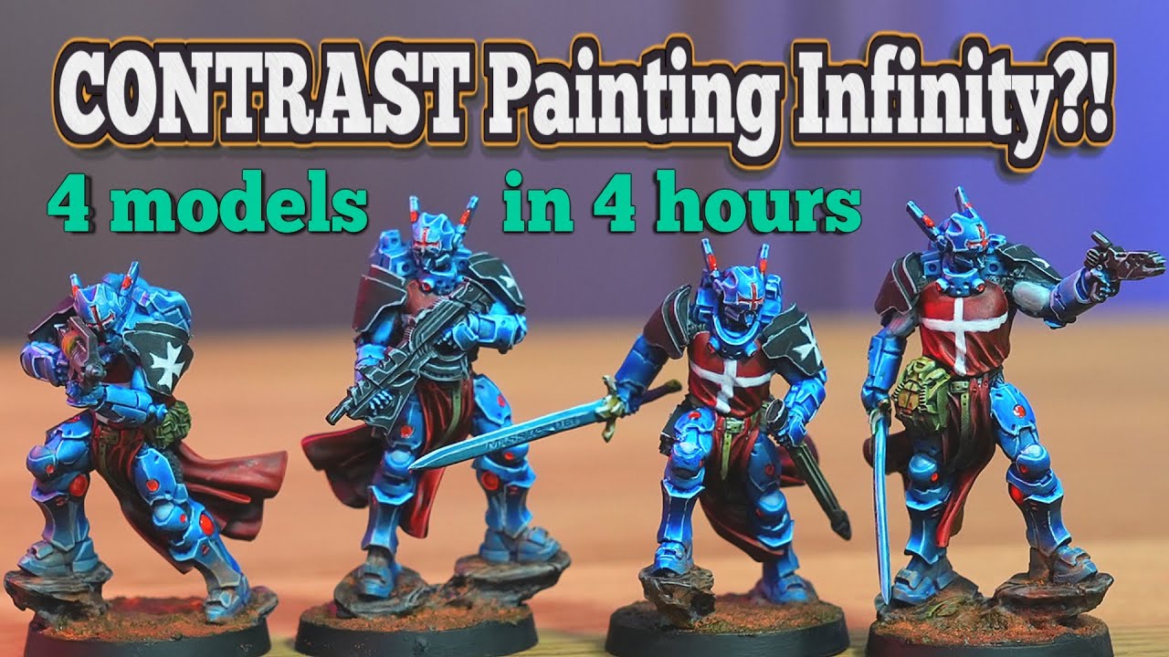 How to Paint PanOceania Hospitaller Knights | Military Orders | Corvus Belli Infinity