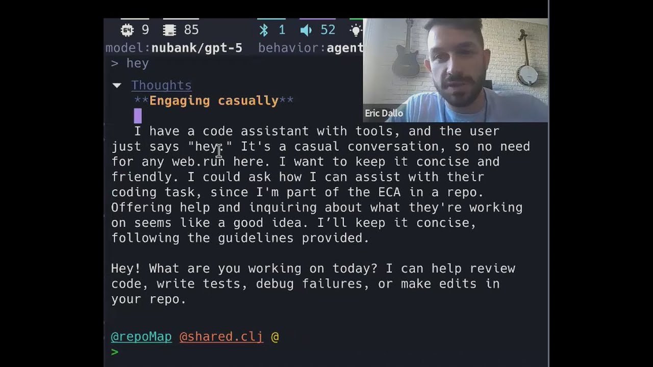 Scicloj AI Meetup 9: Editor Code Assistant (ECA)